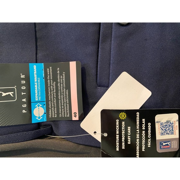 PGA Tour Men's Moisture-Wicking Golf Shorts - SZ 40, Sun Protection * MS26 - Picture 4 of 6